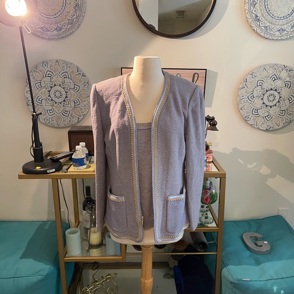 Absolutely Gorgeousand Stylish jacket/ Matching top by St. Johns Collection
